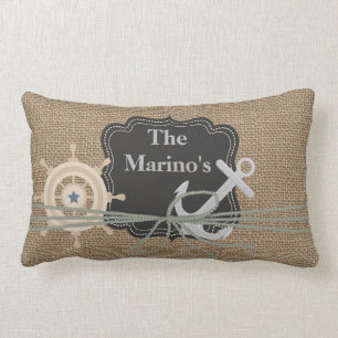 Rectangle Cadeau fait sur commande de coussin de TOILE DE