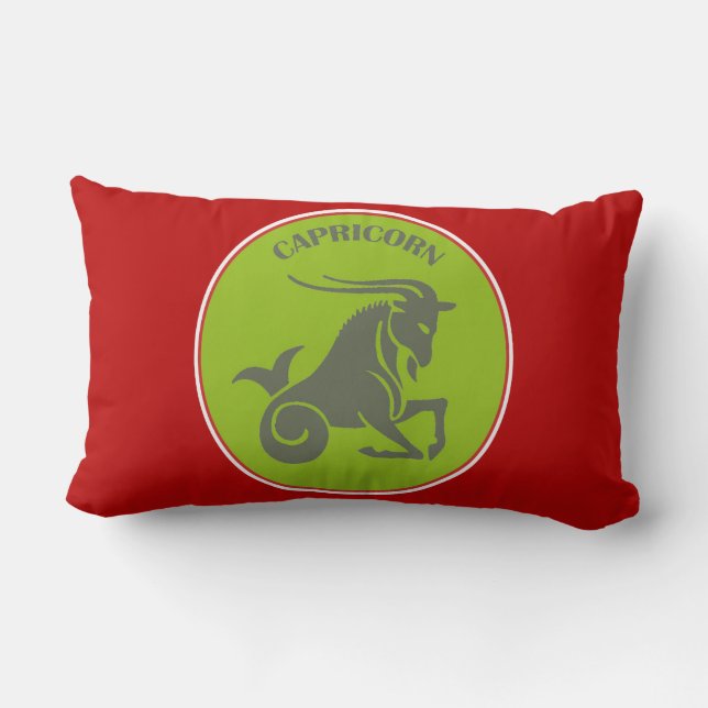 Rectangle Capricorn Lumbar Coussin (Verso)