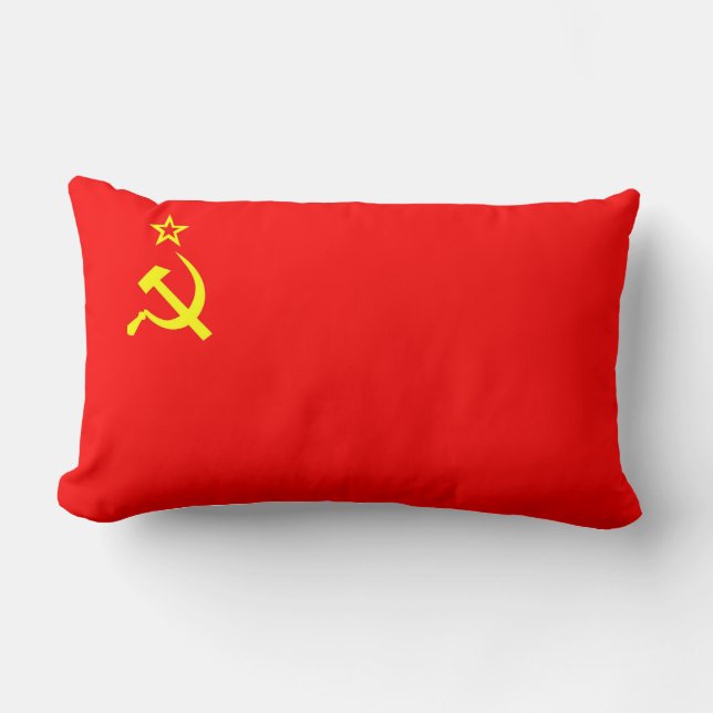 Rectangle cccp communiste soviétique de coussin de drapeau (Recto)