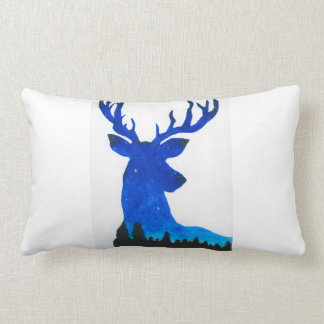 Rectangle Cerfs communs au coussin de nuit