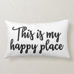 Rectangle C'est mon coussin heureux d'endroit
