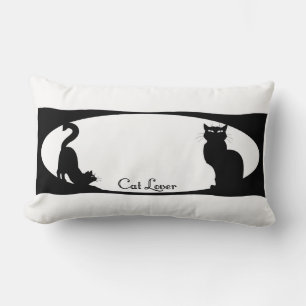 Rectangle Chat Coussin Amusants Amoureux de les chats cadeau