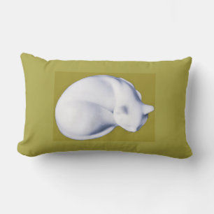 Rectangle Chat En Repose-II Coussin Lumbar