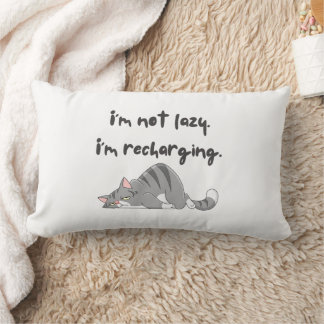 Rectangle Chat - Je ne suis pas un Coussin paresseux