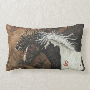 Rectangle Cheval de Pinto d'étalon par le coussin de BiHrLe
