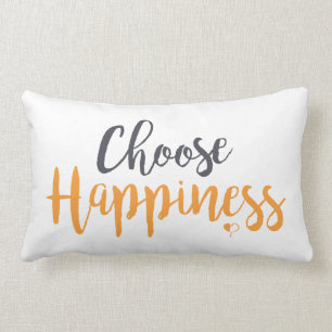 Rectangle Choisissez le coussin lombaire de bonheur