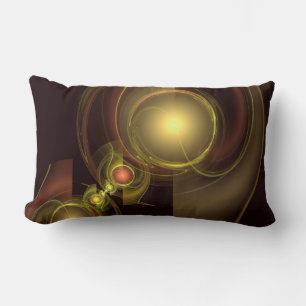 Rectangle Connexion intime Abstrait Art Lumbar Coussin