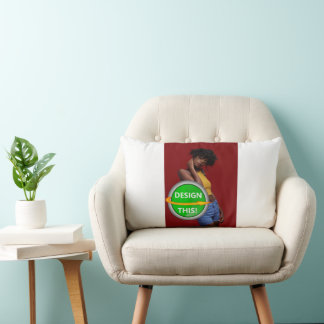 Rectangle COOL ! Coussin Lumbar 13" x 21" Polyester - Person