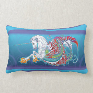 Rectangle Coussin 2017 lombaire de Hippicorn de nid de vison