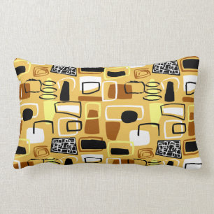 Rectangle Coussin abstrait moderne #31 de formes de la