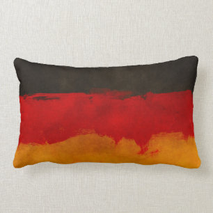 Rectangle Coussin allemand abstrait frais de drapeau ou