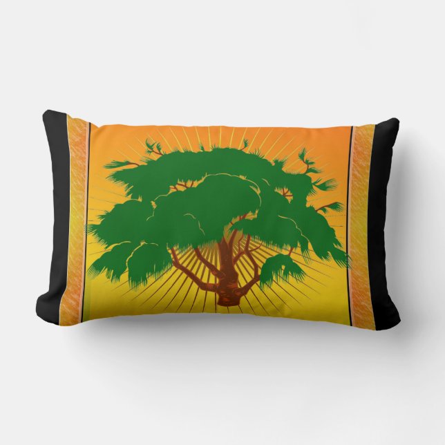 Rectangle Coussin Arborescence (Recto)