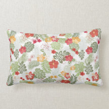 Coussin avec impression exotique