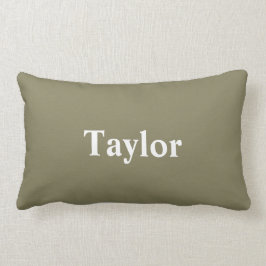 Rectangle Coussin avec nom personnalisé