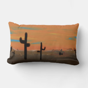 Rectangle Coussin cactus