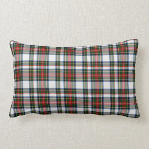Rectangle Coussin classique de plaid de tartan de robe de