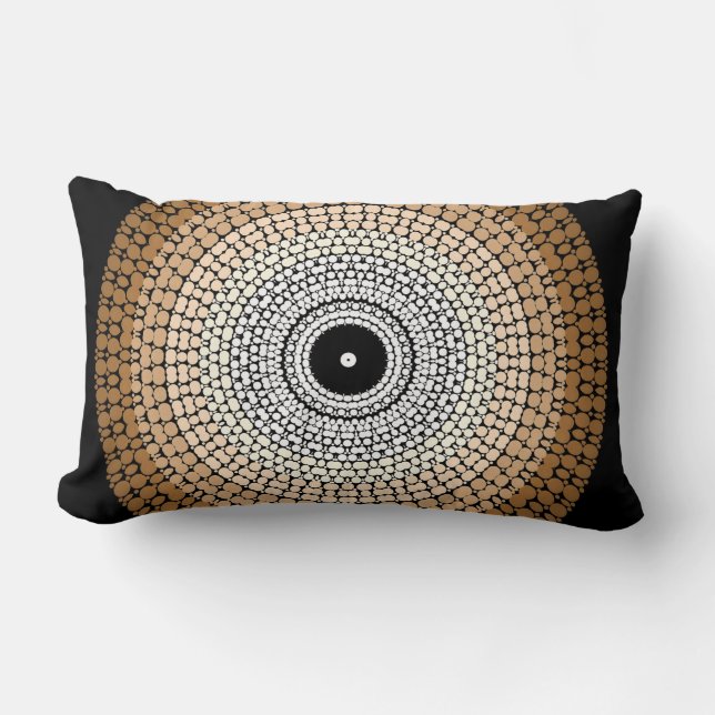 Rectangle Coussin conçu indigène authentique 51 cm (Recto)