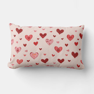 Rectangle coussin coussin de la Saint-Valentin