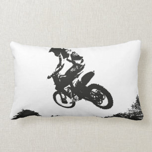 Rectangle coussin cycliste Dirt