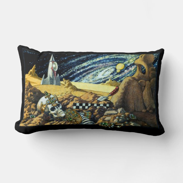 Rectangle Coussin d'archéologie Alien (Recto)