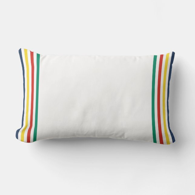 Rectangle Coussin de baie de Hudson (Recto)