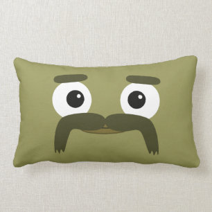 Rectangle Coussin de BBSS Moustachios #3 (21" x13")