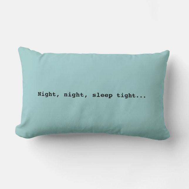 Rectangle Coussin de bonne nuit… (Recto)