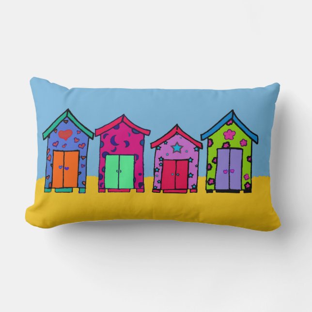 Rectangle Coussin de Chambre de plage (Recto)