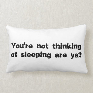 Rectangle Coussin de citation d'insomnie : Cadeau drôle
