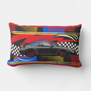 Rectangle coussin de collection de voitures