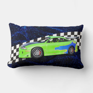 Rectangle coussin de collection de voitures