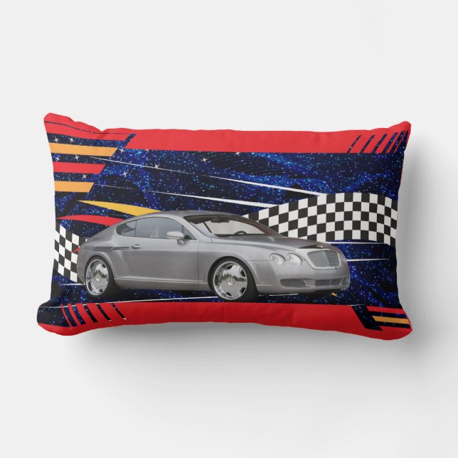 Rectangle coussin de collection de voitures (Recto)