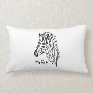 Rectangle Coussin de cool de zèbre