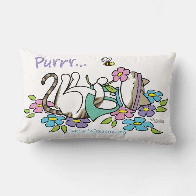 Rectangle Coussin de Derecho - de Purrr (Recto)