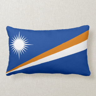 Rectangle Coussin de drapeau de Marshallese