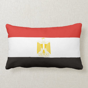 Rectangle coussin de drapeau de pays de l'Egypte