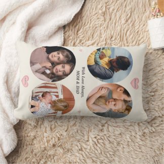 Rectangle Coussin de famille 4 photos « Toujours avec amour