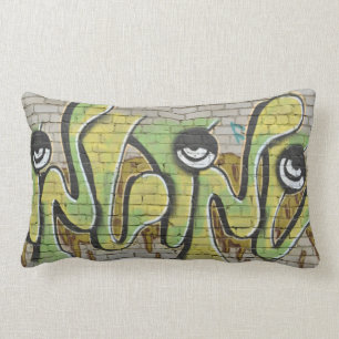 Rectangle Coussin de graffiti