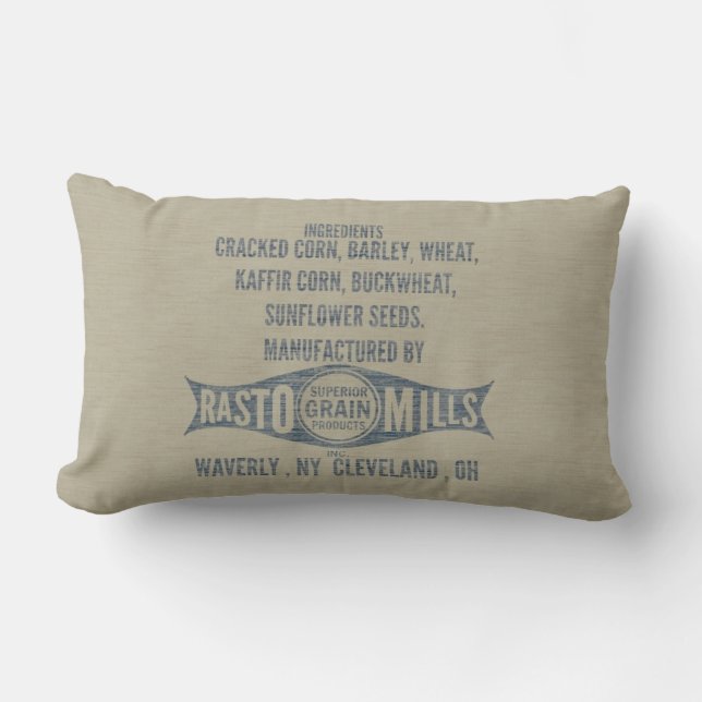 Rectangle Coussin de Grainsack (Recto)