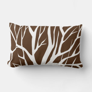 Rectangle Coussin de jet - Arbre d'hiver