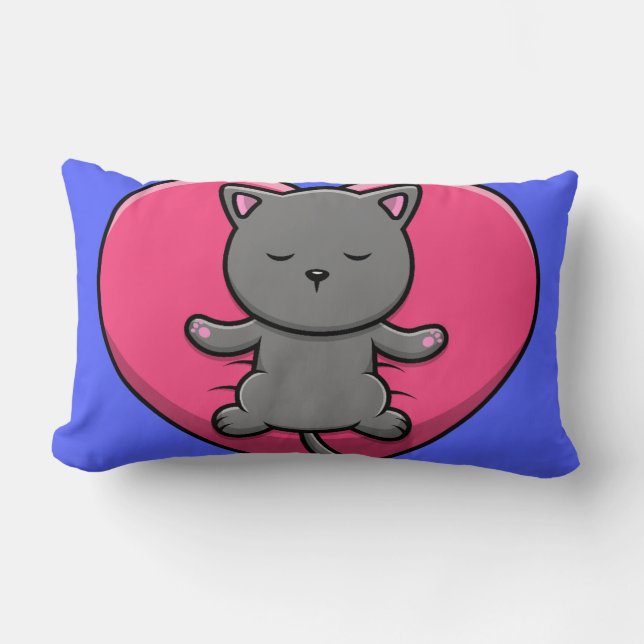 Rectangle Coussin de jet Cozy Saint-Valentin - Déco de maiso (Recto)