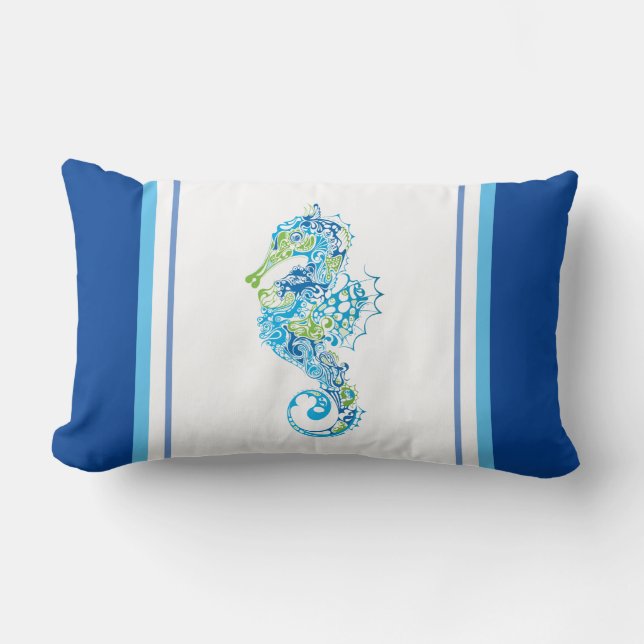 Rectangle Coussin de jet de bord de mer (Recto)