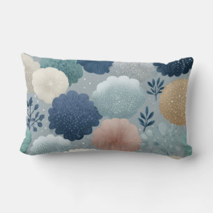 Rectangle Coussin de jet Pastel Floral Aquarelle – 2 Élégant