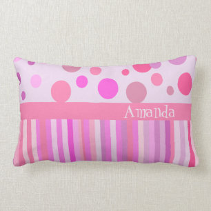 Rectangle Coussin de la pièce des filles personnalisées