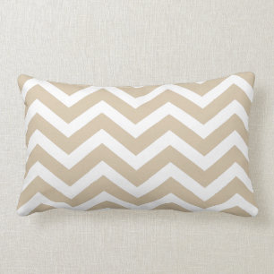 Rectangle Coussin de lancer de Chevron de sable