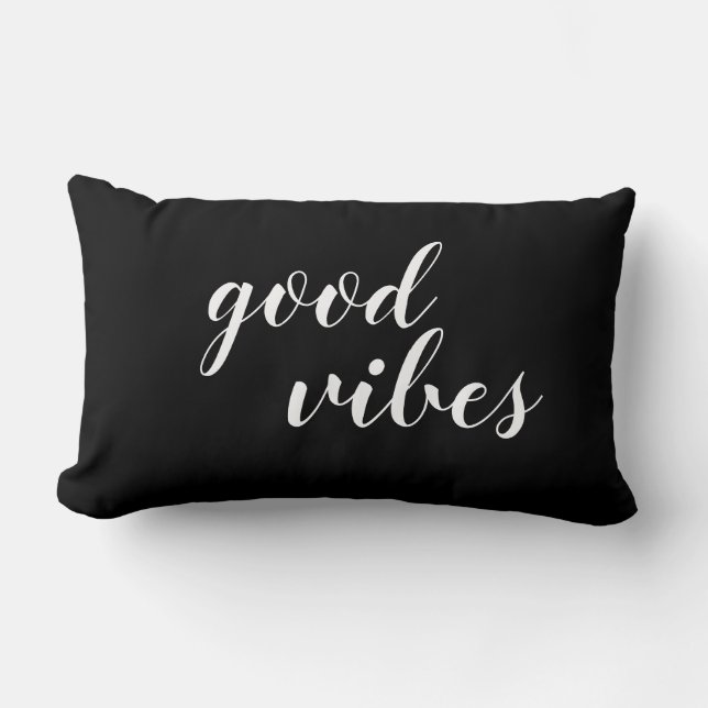 Rectangle Coussin de lancer Good Vibes  (Recto)