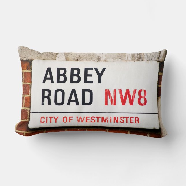Rectangle Coussin de Londres de studios de route d'abbaye (Recto)