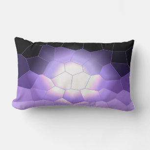 Rectangle Coussin de lune en verre souillé