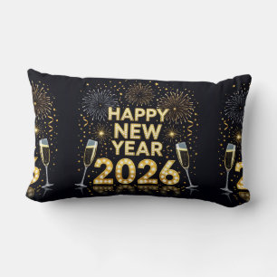 Rectangle Coussin de Noël élégant en argent pour le Nouvel A