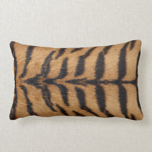 Rectangle Coussin de peau de tigre
